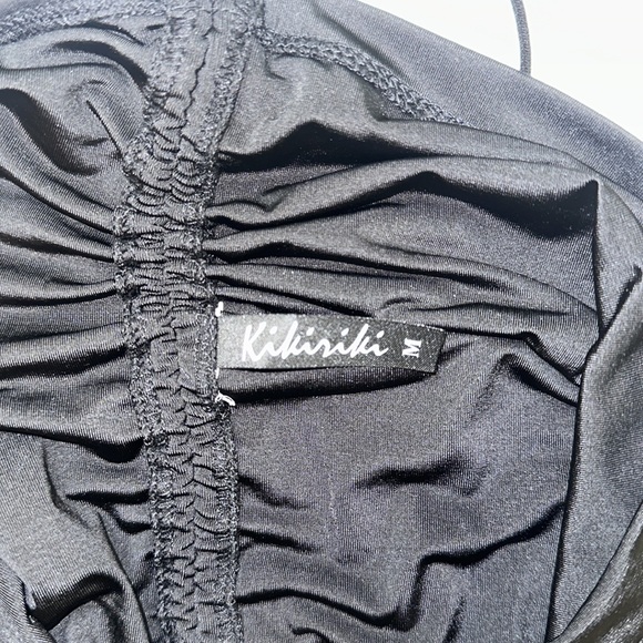 Black Ruched Mini Dress - Picture 6 of 6